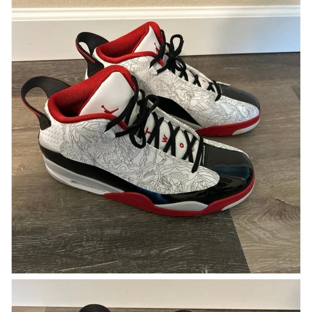 Jordan Dub Zero Black and Red